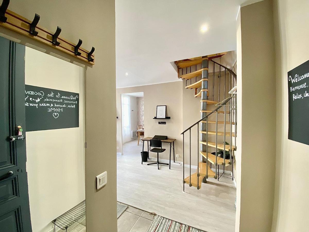 Lovely & Cozy Duplex Heart Of Nice With Bathtub! Exteriör bild
